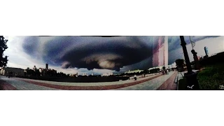 Supercell Yekaterinburg Amazing Timelapse. Таймлапс суперячейки в Екатеринбурге 16.07.2014