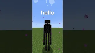 Enderman actually talks!  #shorts