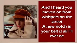 I KNEW YOU WERE TROUBLE - Taylor Swift (Taylor’s Version) (lyrics)