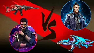 Shadow Fight 2 Free Fire CR7 with Blue Flame Draco AK & Alok with  Megalodon Alpha Scar vs All Boss