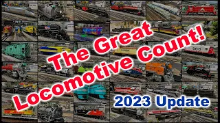 So Many Trains: The Great Locomotive Count of 2023