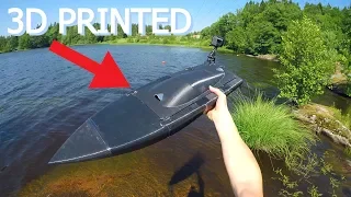 BIG 3D Printed RC Speed Boat