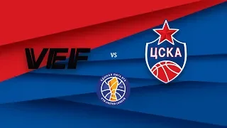 VEF vs CSKA. Highlights / ВЭФ - ЦСКА. Обзор