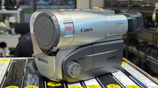 testing canon ES8600 hi8 camera