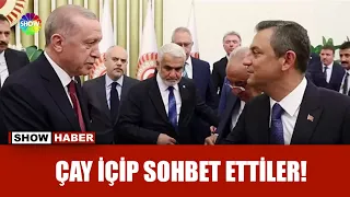 Erdoğan ve Özel bir araya geldi!