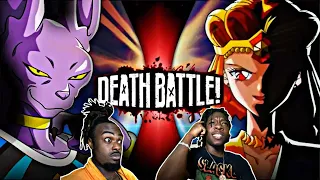 WHO IS SHE?! | Dragon Ball VS Sailor Moon ANIMATED FIGHT! Beerus VS Galaxia | DEATH BATTLE(REACTION)