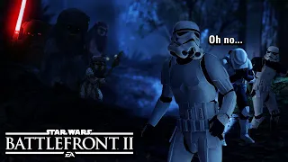 Star Wars Battlefront 2 Five Nights On Endor 2 - Ewok Hunt Funny Moments (Battlefront 2)