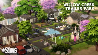 Willow Creek Trailer Park 🌸 || The Sims 4: Speed Build