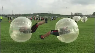 I put funny music on a bubble soccer game and made it faster