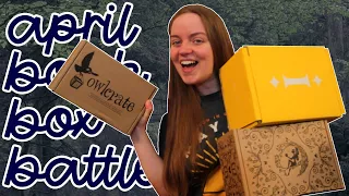 BOOK BOX BATTLE | April 2023 | FairyLoot vs. Illumicrate vs. OwlCrate