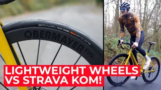 Can Dave Strava KOM with Lightweight’s new Obermayer Evo wheels?
