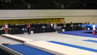 2014 Lui Slottygesen DEN pass 2 Prelims 1516 Mens Tumbing World Age Group Champs USA