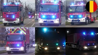 [FIRE in POLICE HEADQUARTERS!] Huge intervention of emergency services for building fire in Antwerp!