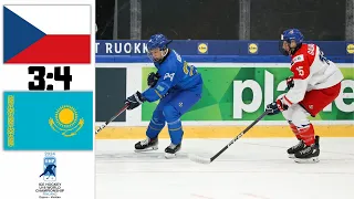 CZECHIA VS KAZAKHSTAN HIGHLIGHTS IIHF WORLD CHAMPIONSHIP U18 2024