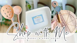 SHOP WITH ME // HOME GOODS & WORLD MARKET HAUL // CHARLOTTE GROVE FARMHOUSE