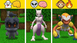 EMOJIS DECIDEM MEUS POKÉMONS NO MINECRAFT PIXELMON