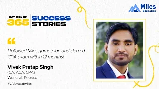 US CPA Vivek Pratap Singh | Day 201| 365 days, 365 success stories # Season2