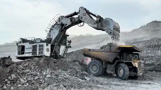 Hd 785 Komatsu Loading on Liebherr Excavator ~ MiningMovies