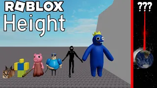 HEIGHT in Roblox Comparison