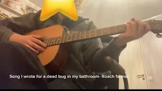 Song I wrote for a dead bug in my bathroom-Roach farmer (cover)