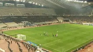 Γκολ Βιερινια αεκ-ΠΑΟΚ Τελικός Κυπέλλου 2018 Κερκίδα