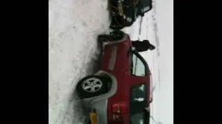 Part 3 landrover discovery Suzuki Toyota rav4 stuck in snow