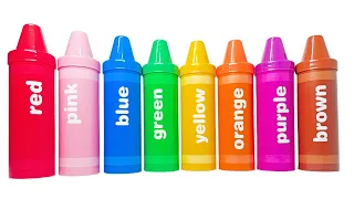 Aprende los Colores con Crayones Sorpresas Colores en Espanol para Ninos Video Educativo para Ninos