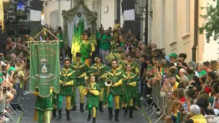 Sbandieratori e musici Rione Vecchia Matrice festa Sant'Anastasia 2023