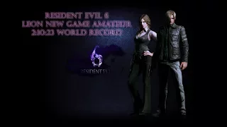 Resident Evil 6 Leon New Game Solo Run (2:10:23)