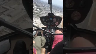 R44 Auto-rotation FULL DOWN cockpit view 📩😮🚁