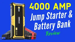 GooLoo Jump Starter Review - 4000 Amp Jump Starter Power Bank, 26800 mAh Battery Bank