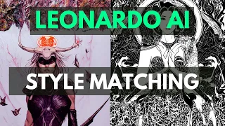 Consistent styles on the ai canvas | Leonardo AI - Style matching (Part 11)