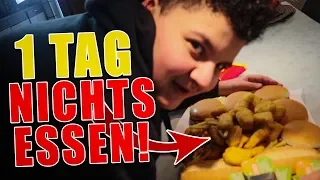 1 TAG lang nichts *ESSEN* und *TRINKEN* CHALLENGE / Can Wick