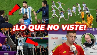 Lo que NO SE VIO del Argentina vs Holanda | POLÉMICA de Messi y Van Gaal