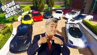 ✔ GTA 5 🔥STEALING LUXURY JAY LENO CARS WITH MICHAEL🔥HUGE CAR COLLECTION🔥GTA 5 (REAL LIFE CARS#13)