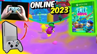 Jogando FALL GUYS Online no XBOX ONE S em 2023! (GamePlay Multiplayer Teste)