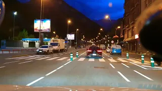 Evening drive in Andorra