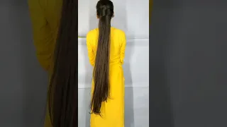 5 min hairstyle for long hair | college hairstyle | teenagers hairstyle #shorts #longhair #thesoni