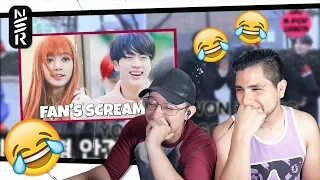 GUYS REACT TO 'KPOP IDOLS vs FAN'S SCREAMS'