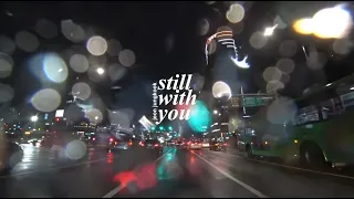 "still with you" ─ jeon jungkook but you're driving in the rain (seoul/gangnam)