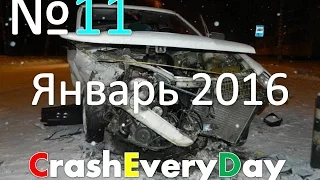 Подборка ДТП №11 январь 2016 Crash Car compilation №11 January 2016