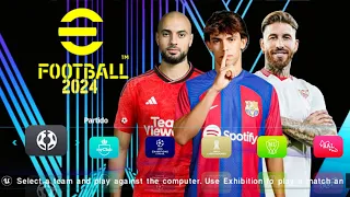 eFOOTBALL PES 2024 PPSSPP CHELITO ANDROID OFFLINE NEW KITS 2023/24 & FULL TRANSFERS BEST GRAPHICS