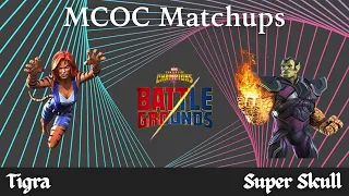 MCOC: Battlegrounds - Tigra vs. Super Skrull