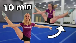 My Toe Touch Workout for Cheer and Dance - improve your jumps FAST!!