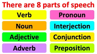 PARTS OF SPEECH 📚 | English Grammar | Learn with examples