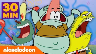 SpongeBob | 30 minuten lang lichaamswissels! | Nickelodeon Nederlands