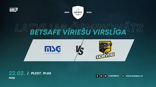 MSĢ - HK S&A | Betsafe vīriešu virslīga | Latvijas čempionāts 2023/2024