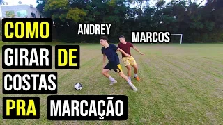 COMO DRIBLAR a MARCAÇÃO de COSTAS | APRENDA a SAIR de COSTAS pra MARCAÇÃO!!