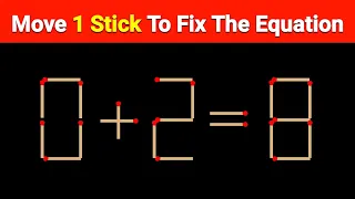 If you are genius solve this | Matchstick puzzle | Ep : 07