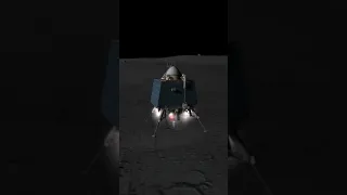 What if the Chandrayaan-2 Vikram Lander Didn't Crash into Moon, Using Kerbal KSP #Shorts चन्द्रयान-२